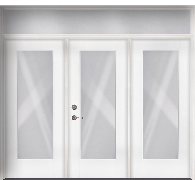 Triple Door With Rectangular Transom